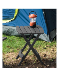 Mesa Lateral Plegable Adams Quik-Fold - Carbón 49.85 cm 2