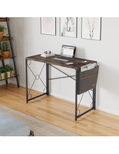 Escritorio Plegable VECELO 100x50 cm con Bolsa de Almacenamiento 2