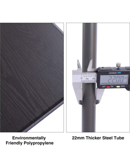 Mesa Plegable Cuadrada REDCAMP 86.36 cm Resina Marrón