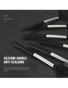 Juego de Utensilios de Cocina de Silicona Oannao 18 Piezas 2