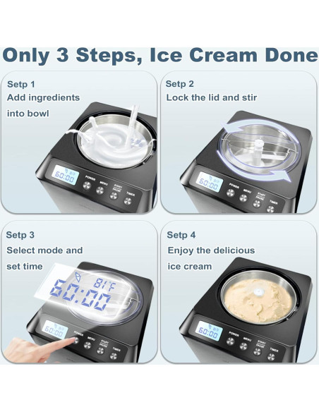 Máquina de Helados Oliboni ICE-2580 2.6L Acero Inoxidable