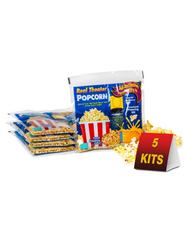 Kit de Palomitas Wabash Valley Farms Real Theatre - 5 Paquetes