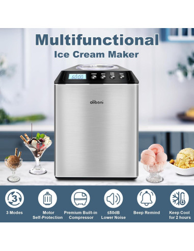 Máquina de Helados Oliboni ICE-2580 2.6L Acero Inoxidable