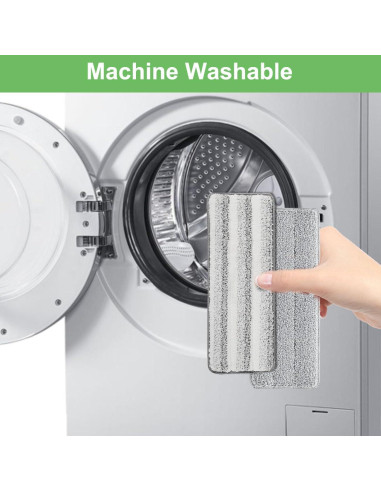 Paños de Repuesto Microfibra para Mopas Planas JOYMOOP 33x12 cm