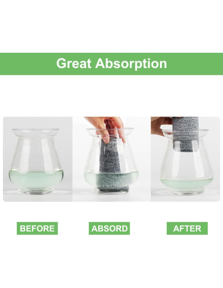 Paños de Repuesto Microfibra para Mopas Planas JOYMOOP 33x12 cm