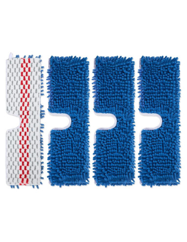 Almohadillas de Mopa Lavables Diteje 4 Piezas Microfibra