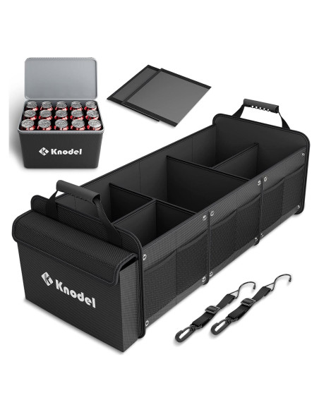 Organizador de Maletero K KNODEL 88L con Bolsa Térmica Negra