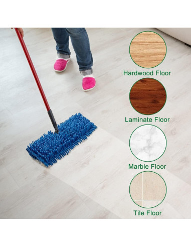 Almohadillas de Mopa Lavables Diteje 4 Piezas Microfibra