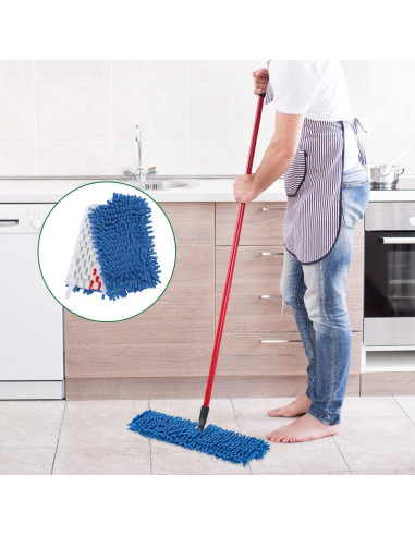 Almohadillas de Mopa Lavables Diteje 4 Piezas Microfibra