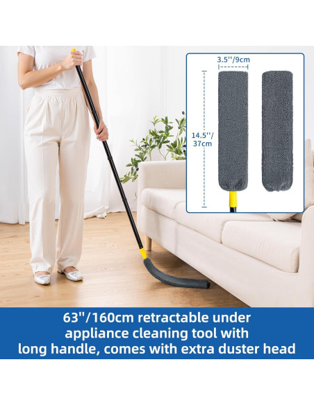 Plumero Extensible Qaestfy QAE041 para Electrodomésticos 76-160 cm