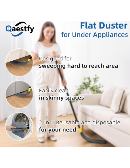 Plumero Extensible Qaestfy QAE041 para Electrodomésticos 76-160 cm