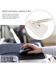 Soporte para Ratón de Juego EBTOOLS Blanco Antideslizante 2