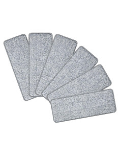 Almohadillas de Mopa de Microfibra Aifacay 33 cm - Paquete de 6