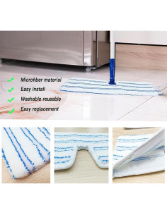 Cabezas de Reemplazo de Mopa O-Cedar Microfibra 2 Piezas 2