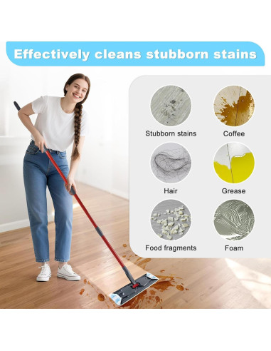 Paquete de 3 Mopas Reemplazo Microfibra DLAIMI para Ocedar H2prO