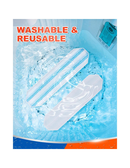 Paños de Mopa Reemplazo DR DAPPER H2prO Microfibra 4 Pzas