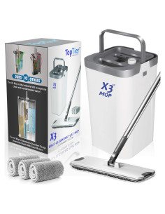 Mopa X3 TopTier con Cubo y 3 Paños Reutilizables 2.29kg