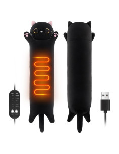 Almohadilla Térmica USB MewMix Gato Negro 12.7x45.7cm
