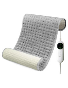 Almohadilla Térmica Eléctrica TOPSOSO 30.5x63.5cm 10 Niveles Calor