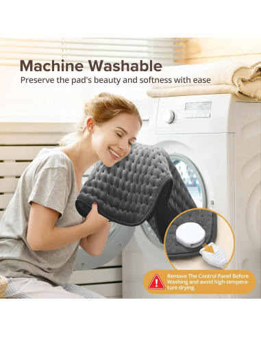 Almohadilla Térmica Eléctrica Siinsay XL 43x84cm 6 Niveles Calor