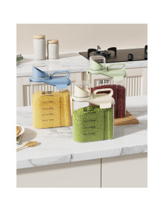 Contenedores herméticos de arroz y cereales SZRUNZHU 2.5 kg 2