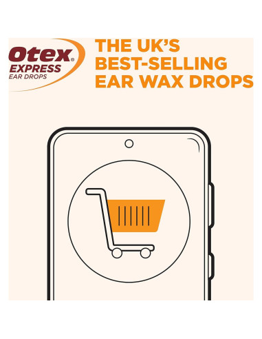 Gotas para Oídos Otex Express 10ml - Acción Dual para Cera