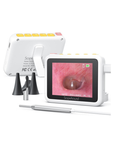 Otoscopio Digital ScopeAround HD 720P con Luz - 3.9mm
