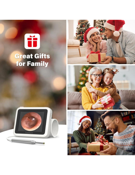 Otoscopio Digital ScopeAround HD 720P con Luz - 3.9mm