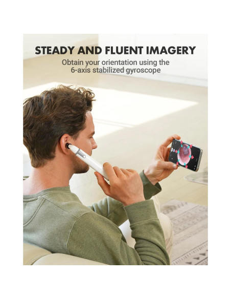 Otoscopio Inalámbrico AnyScope con Cámara y Luz 3.9mm