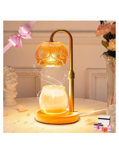 Lámpara Calentadora de Velas LOFTEK Loto Regulable con Temporizador