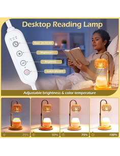 Lámpara Calentadora de Velas LOFTEK Loto Regulable con Temporizador 2