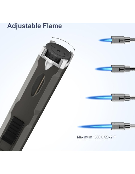 Encendedor de Butano TONYFUL GF-961 Recargable a Prueba de Viento