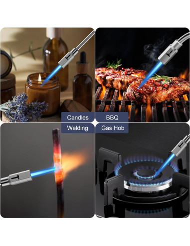 Encendedor de Butano TONYFUL GF-961 Recargable a Prueba de Viento