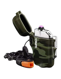 Encendedor Eléctrico SUPRUS a Prueba de Agua y Viento Camuflaje