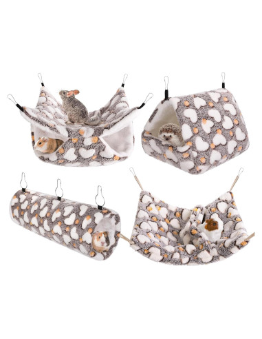 Conjunto Accesorios para Jaulas de Mascotas MCEAST 4 Piezas