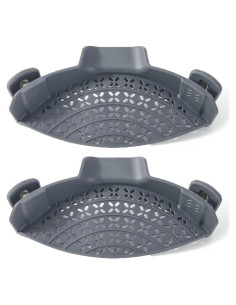 Colador de Pasta y Olla 2 Pcs Silicona Ajustable Couponhub