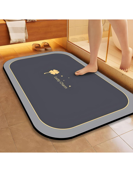 Alfombra de Baño EBUKTUK 40x60cm Antideslizante Diatomita