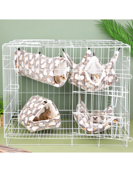 Conjunto Accesorios para Jaulas de Mascotas MCEAST 4 Piezas