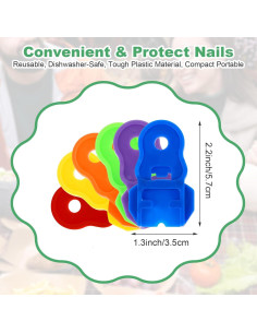 Paquete de 6 Abre Latas Manuales Teaaha, Colores Vibrantes 2