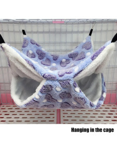 Hamaca Colgante para Mascotas EISMC2 Morado 33.8x33.8cm 2