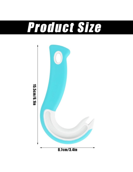 Abre Latas de Anilla BOXOB Azul Ergonomico Antideslizante