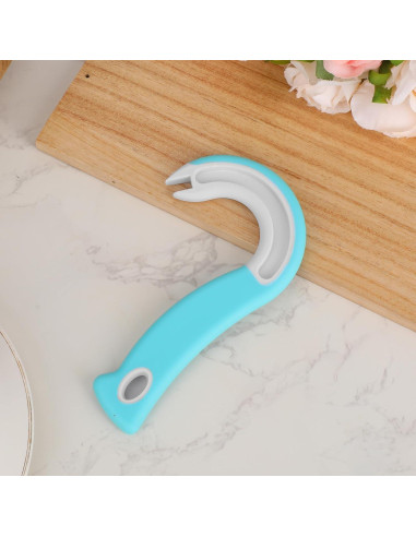 Abre Latas de Anilla BOXOB Azul Ergonomico Antideslizante