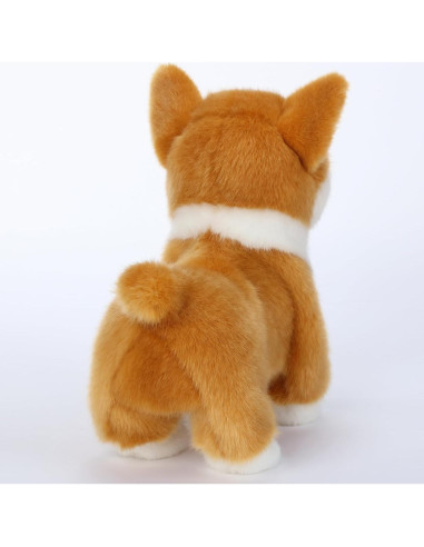 Perro Corgi de Peluche Interactivo Nanjing 30 cm con Sonidos