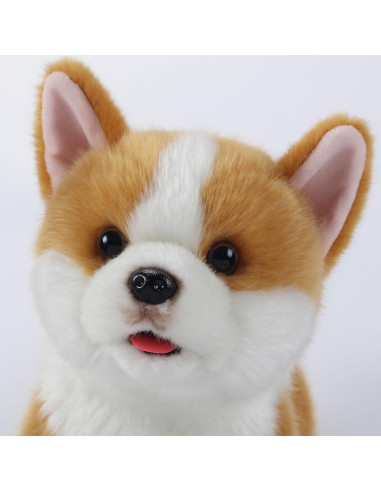 Perro Corgi de Peluche Interactivo Nanjing 30 cm con Sonidos