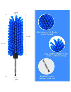 Juego de Cepillos de Taladro MIANYINGR para Ruedas y Botellas 2
