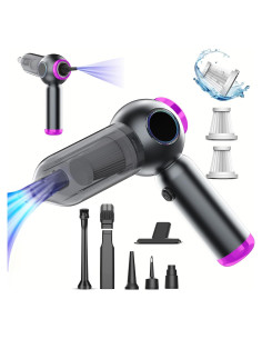 Aspiradora de Mano Inalámbrica Mozeyerh 20000Pa 4 en 1 Púrpura