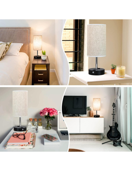 Lámpara de Mesa USB con Sensor de Movimiento Lifeholder T39 Crema