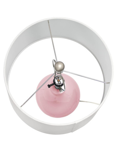 Lámpara de Mesa Cerámica Rosa LT3312-RPK Diseño Elegante