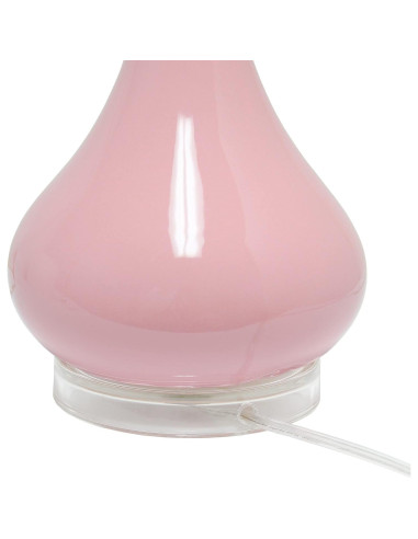 Lámpara de Mesa Cerámica Rosa LT3312-RPK Diseño Elegante