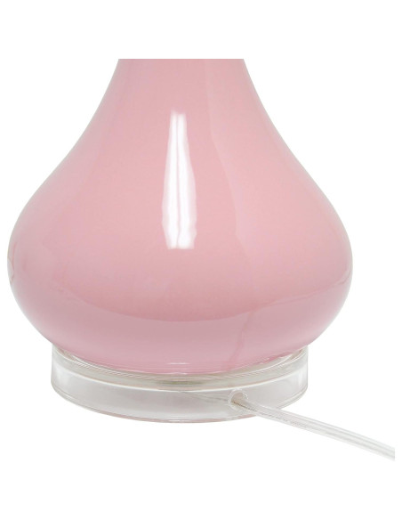 Lámpara de Mesa Cerámica Rosa LT3312-RPK Diseño Elegante